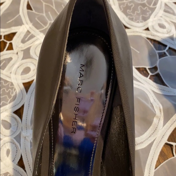MARC Fisher DARK Grey MFlency Peep Toe Pump - Picture 3 of 8
